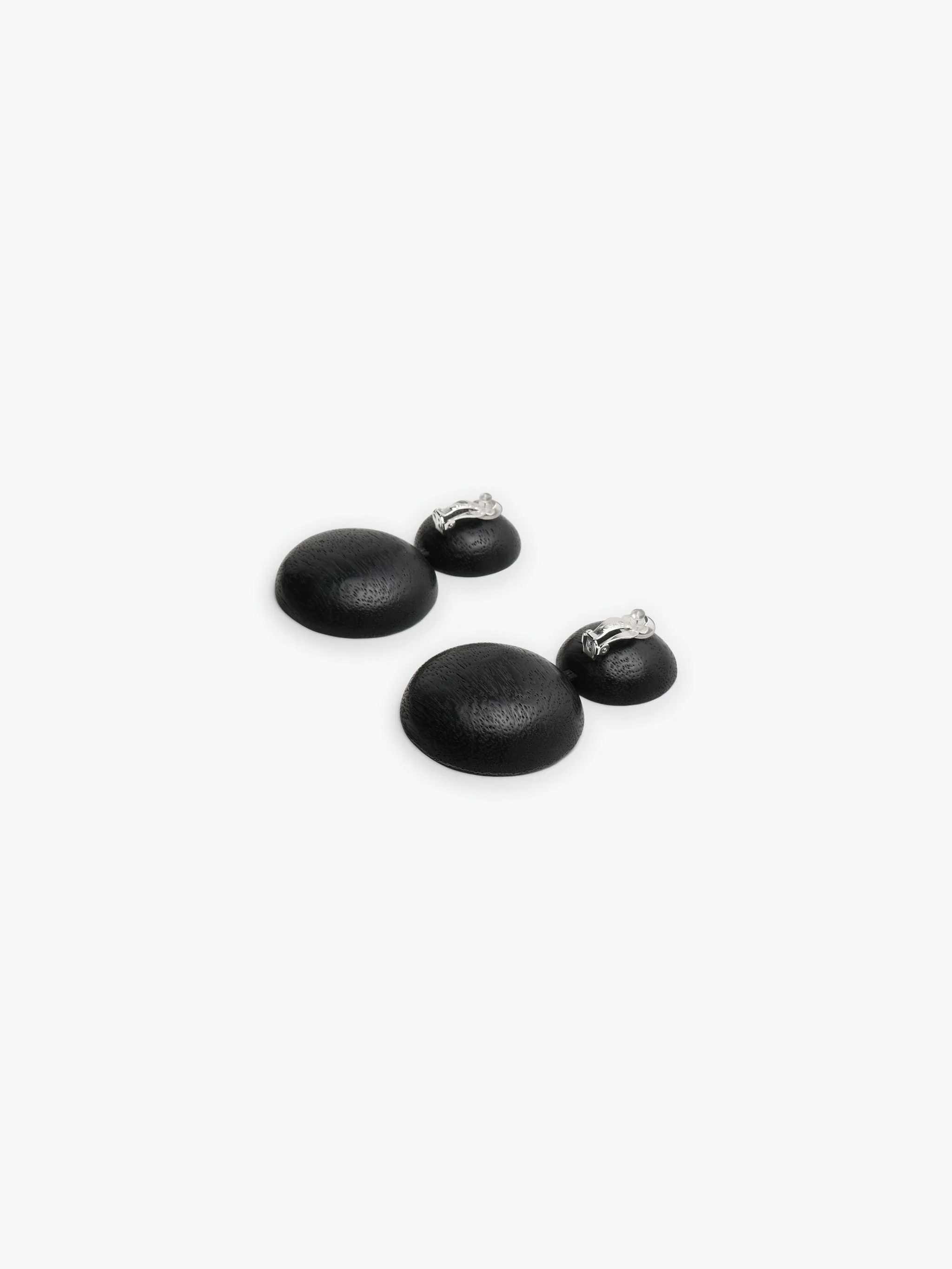 Arida earrings: acacia, silverfoil - Image 3