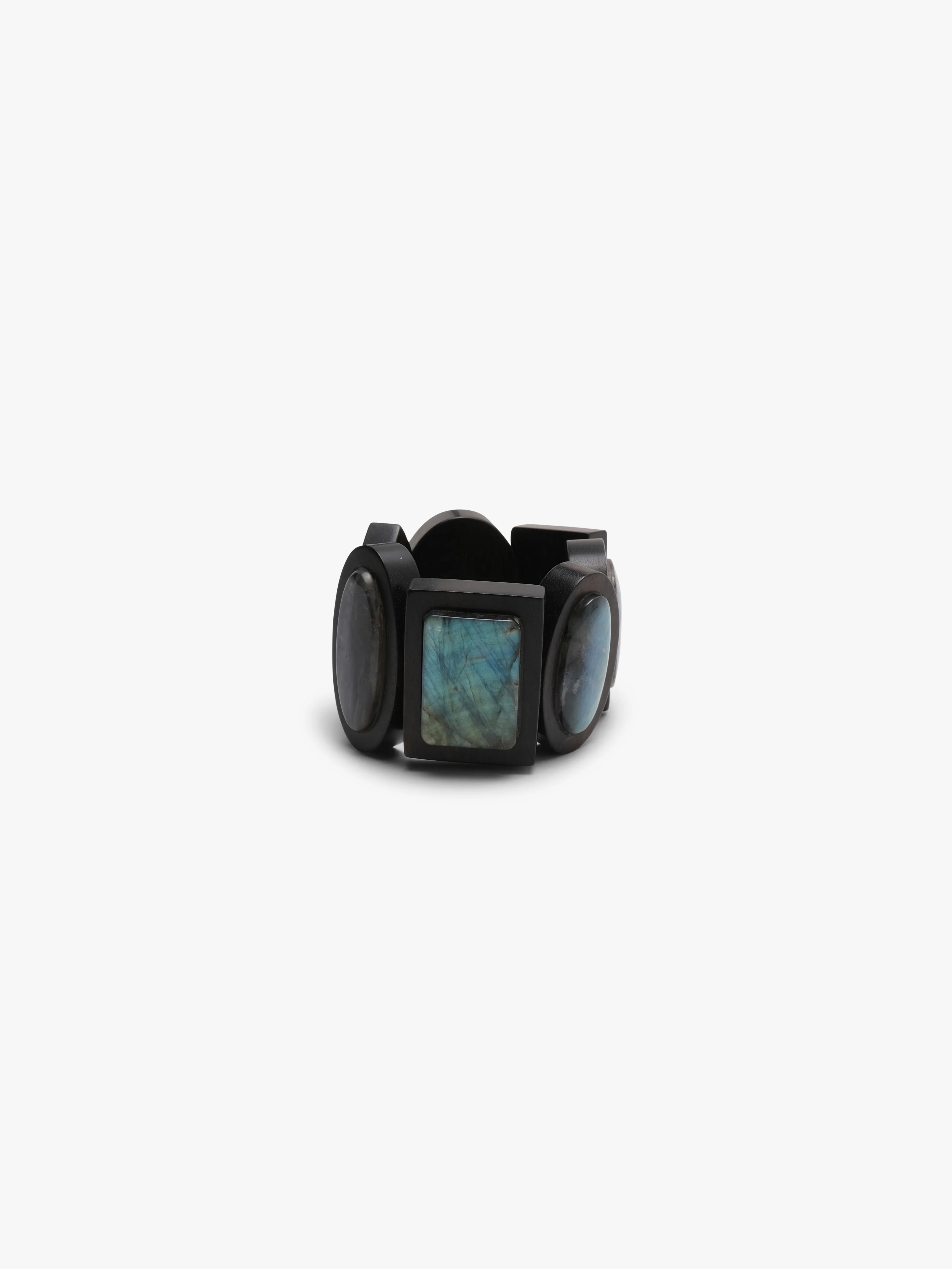 Bracelet: labradorite, ebony - Image 3
