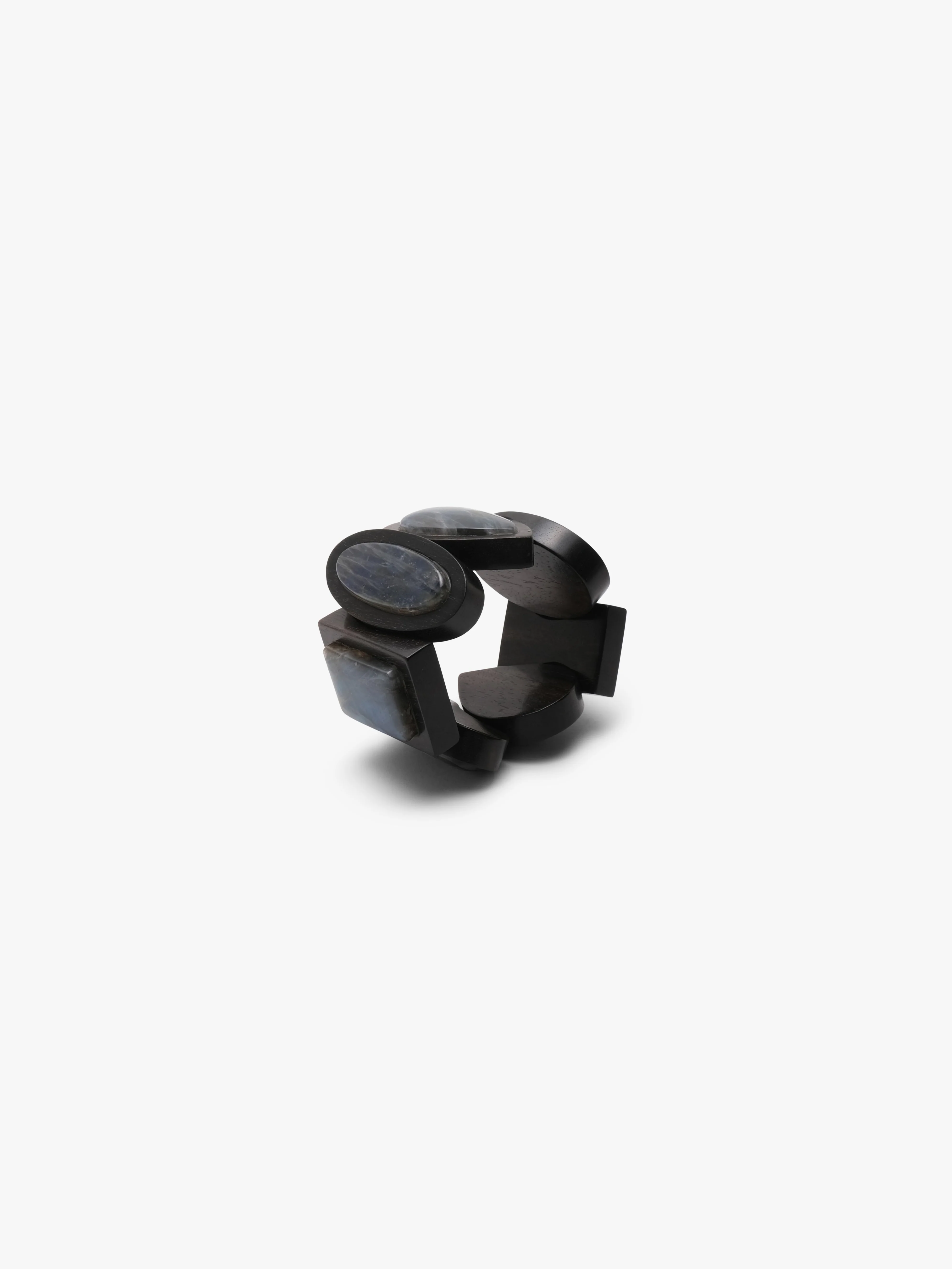 Bracelet: labradorite, ebony - Image 6
