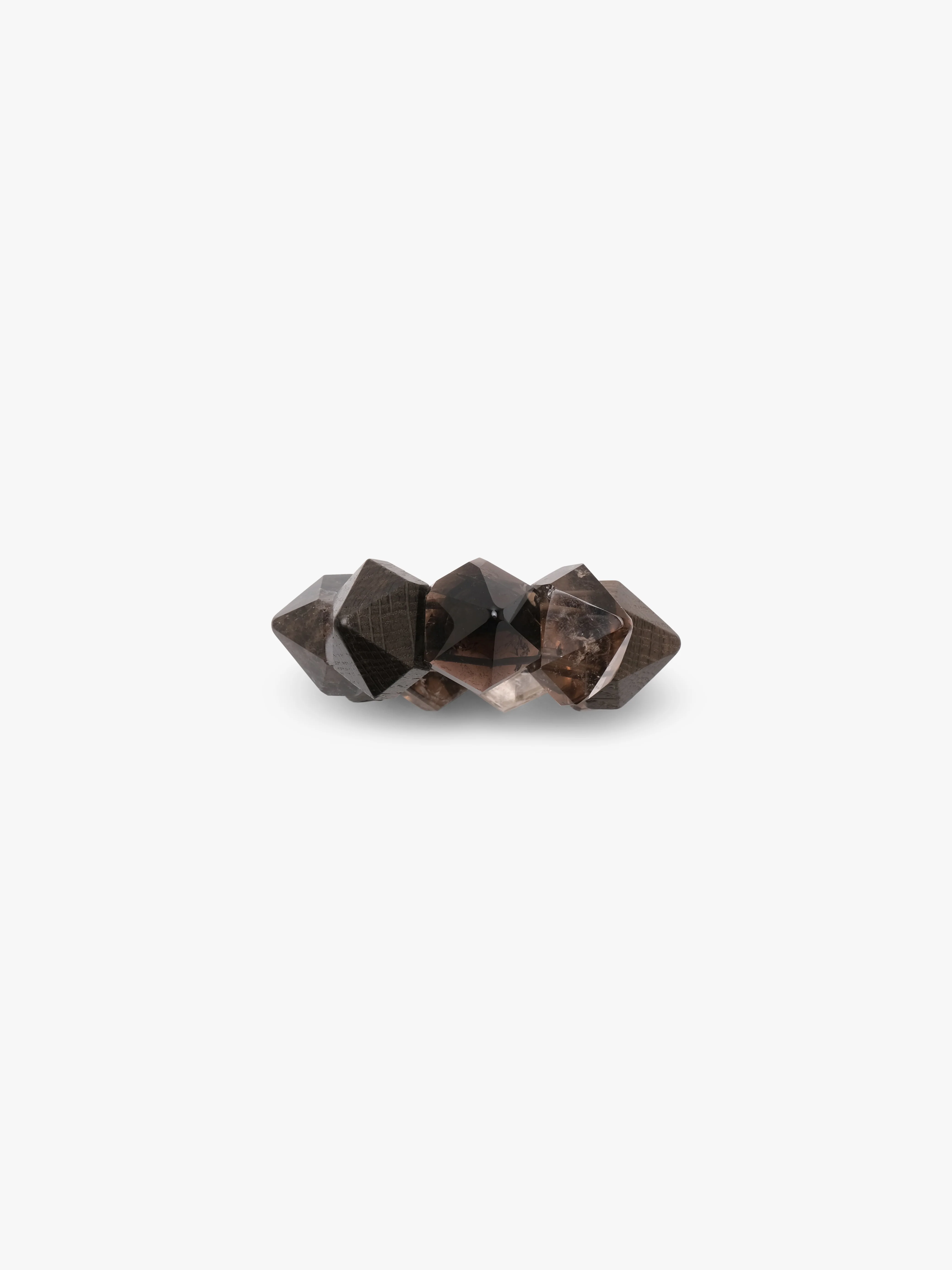 Bracelet: smoky quartz, bog oak - Image 5