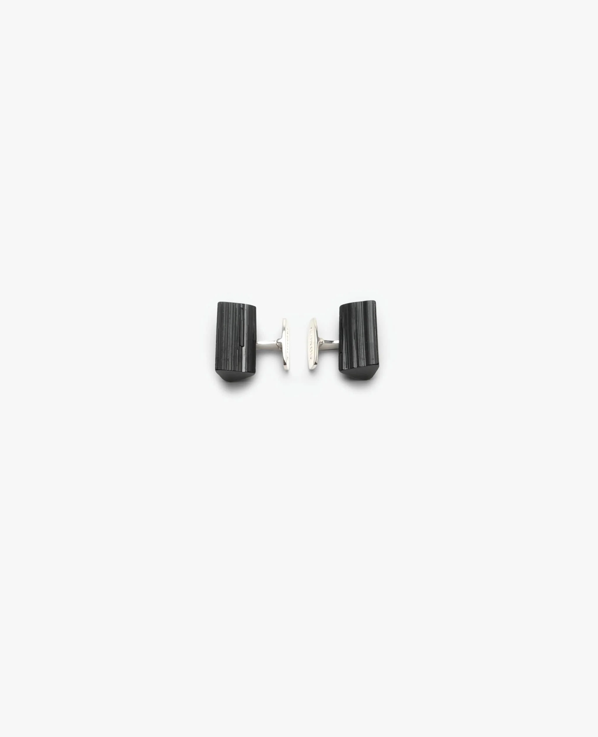 Noir cuff links: black tourmaline - Image 3