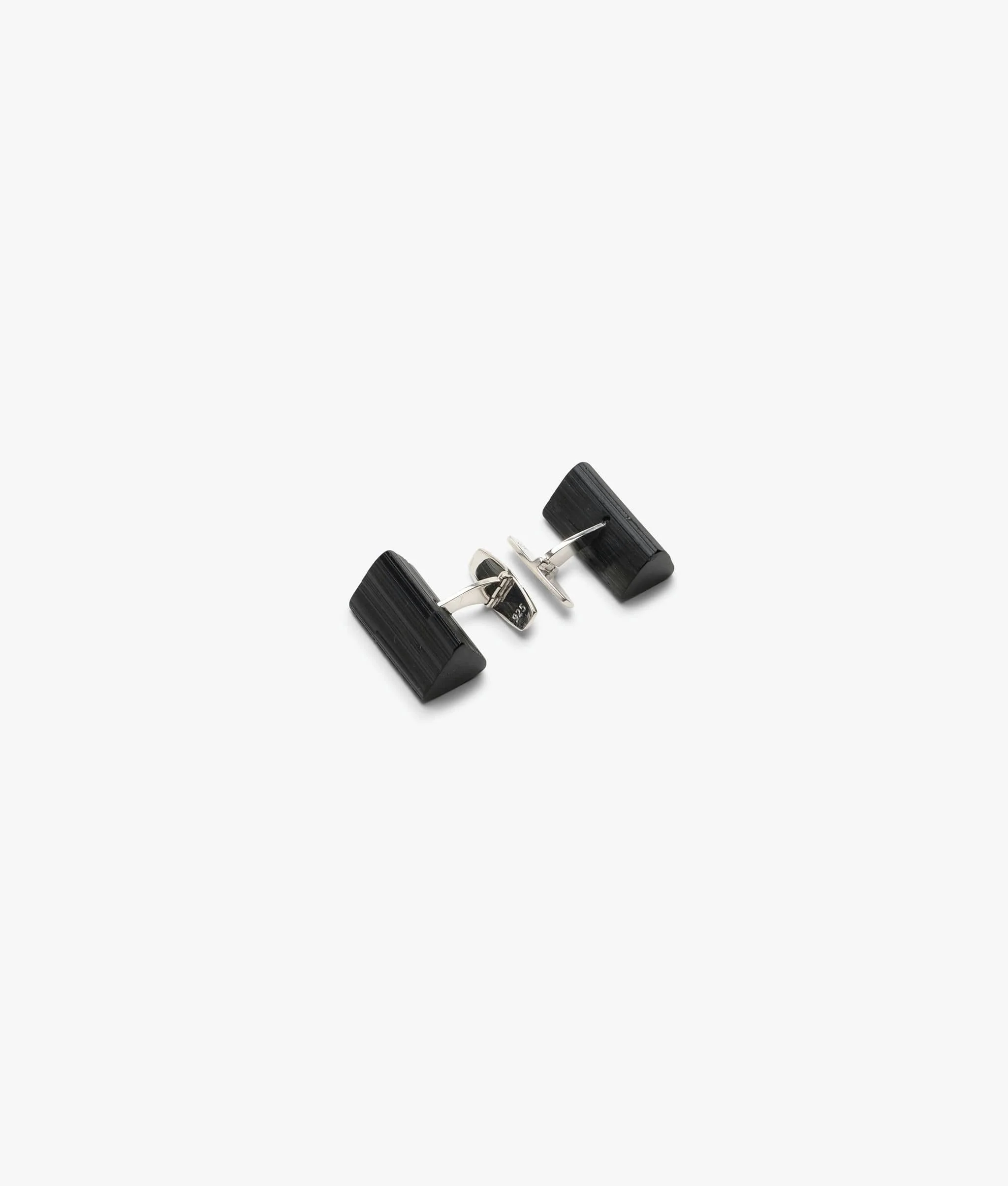 Noir cuff links: black tourmaline - Image 4
