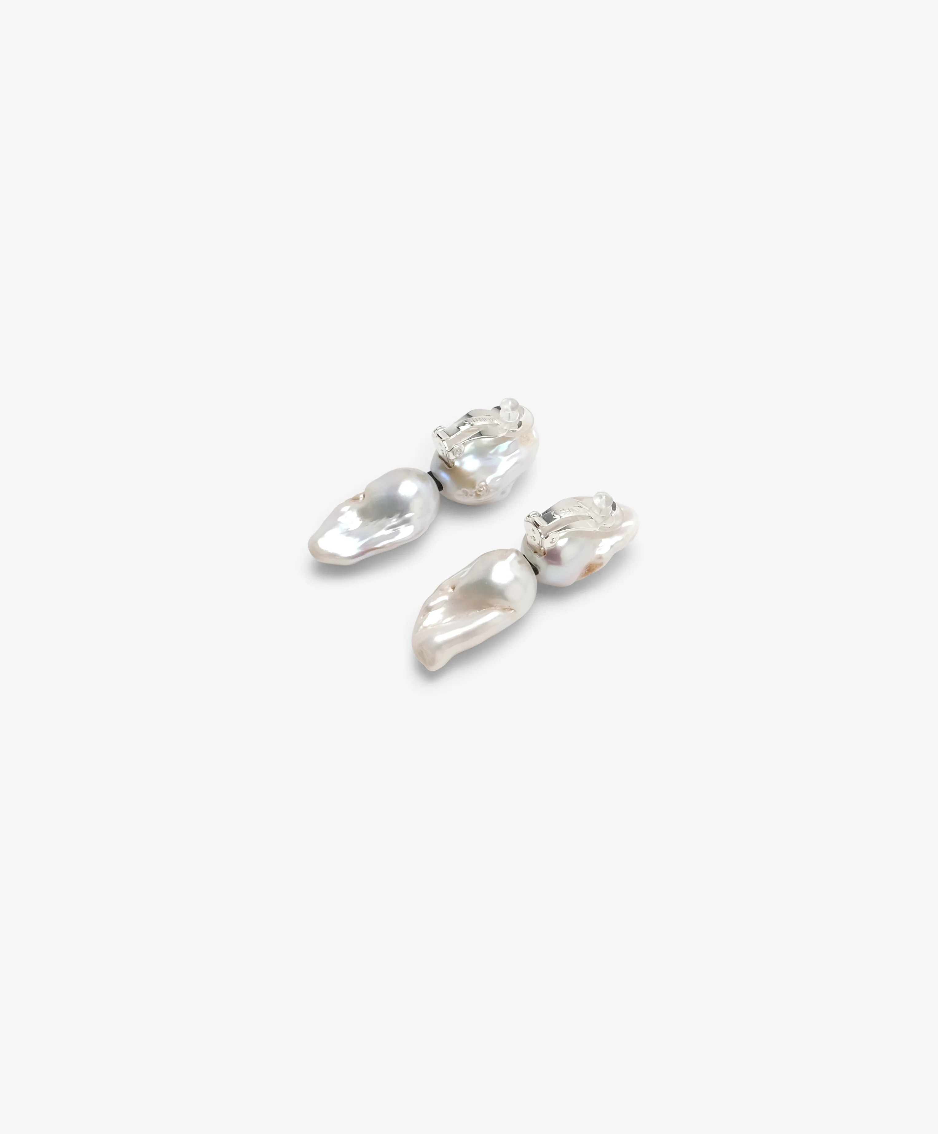 Sable earrings: double baroque pearls - Image 6