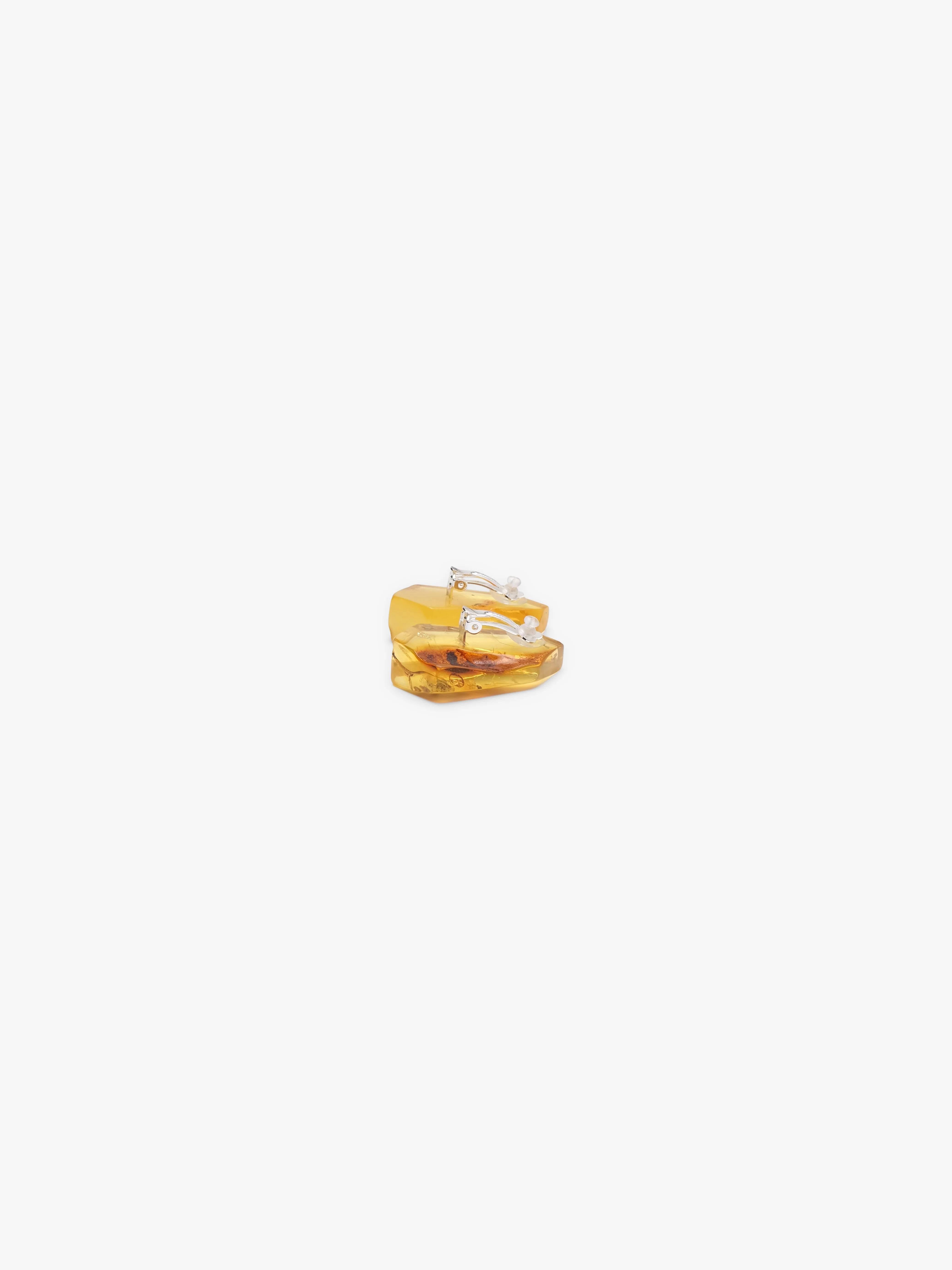 Earrings: amber - Image 4