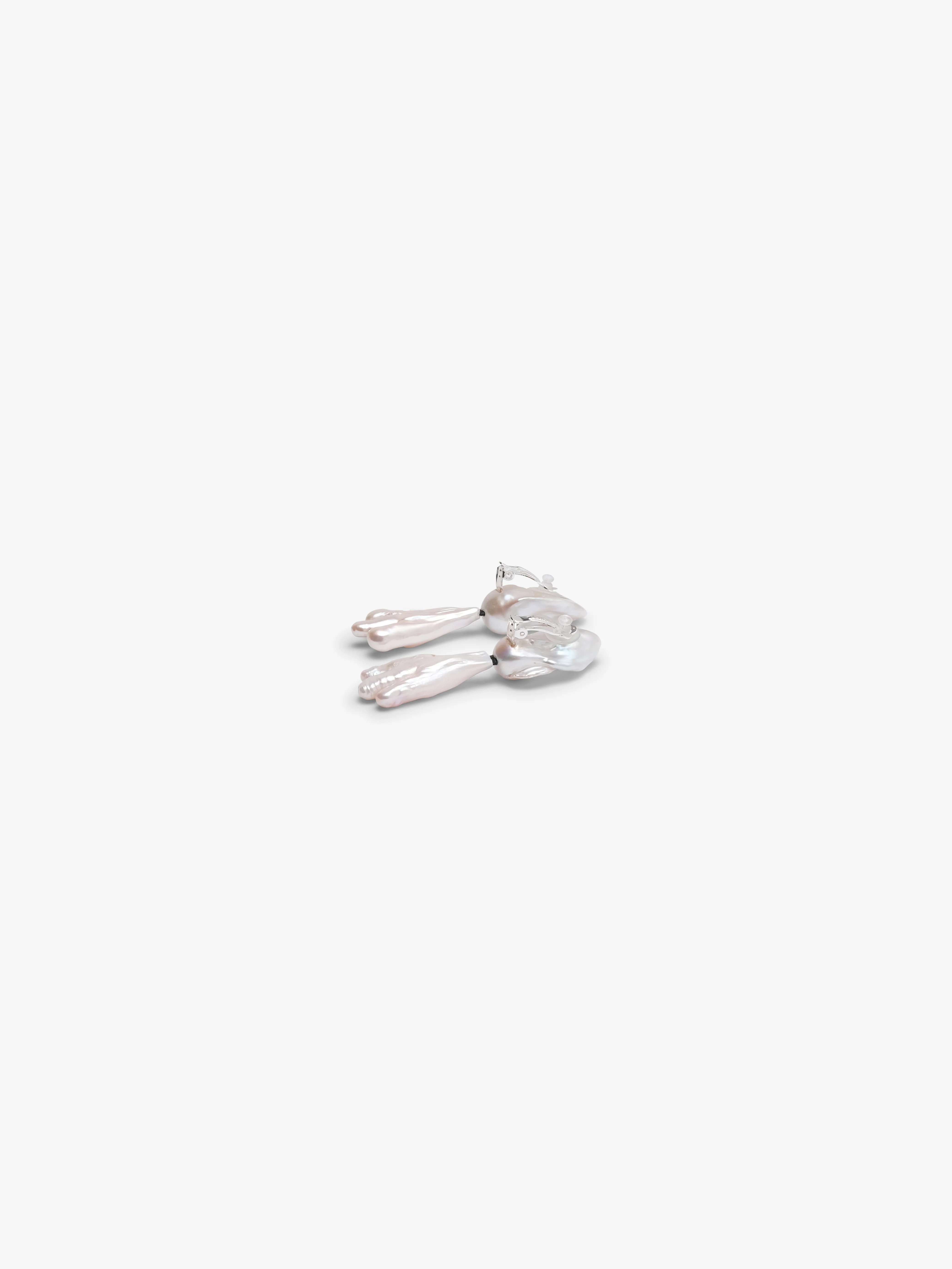 Earrings: baroque pearl - Image 3