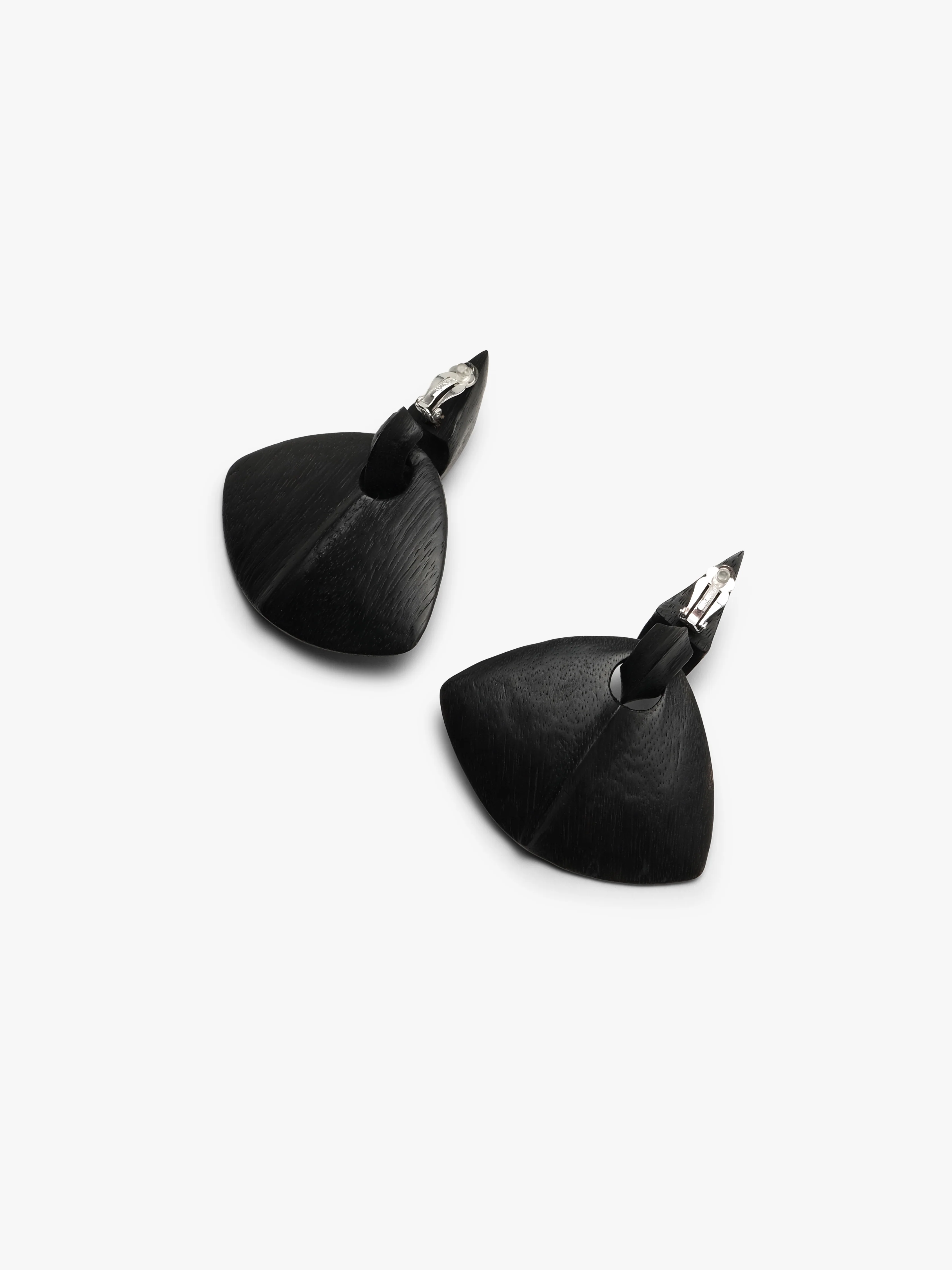 Florence earrings: black acacia - Image 3
