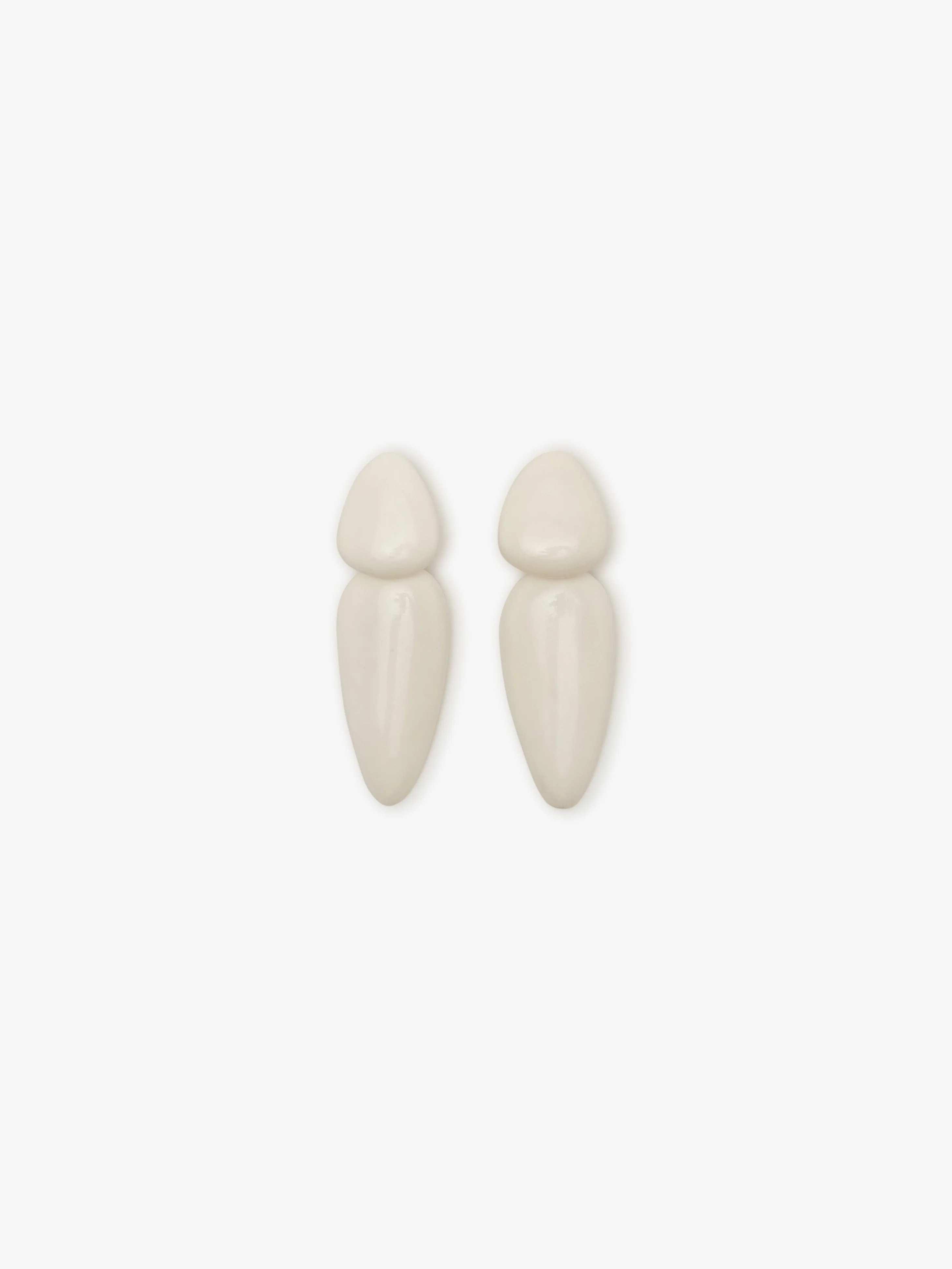 Sao Paulo earrings: bone - Image 3