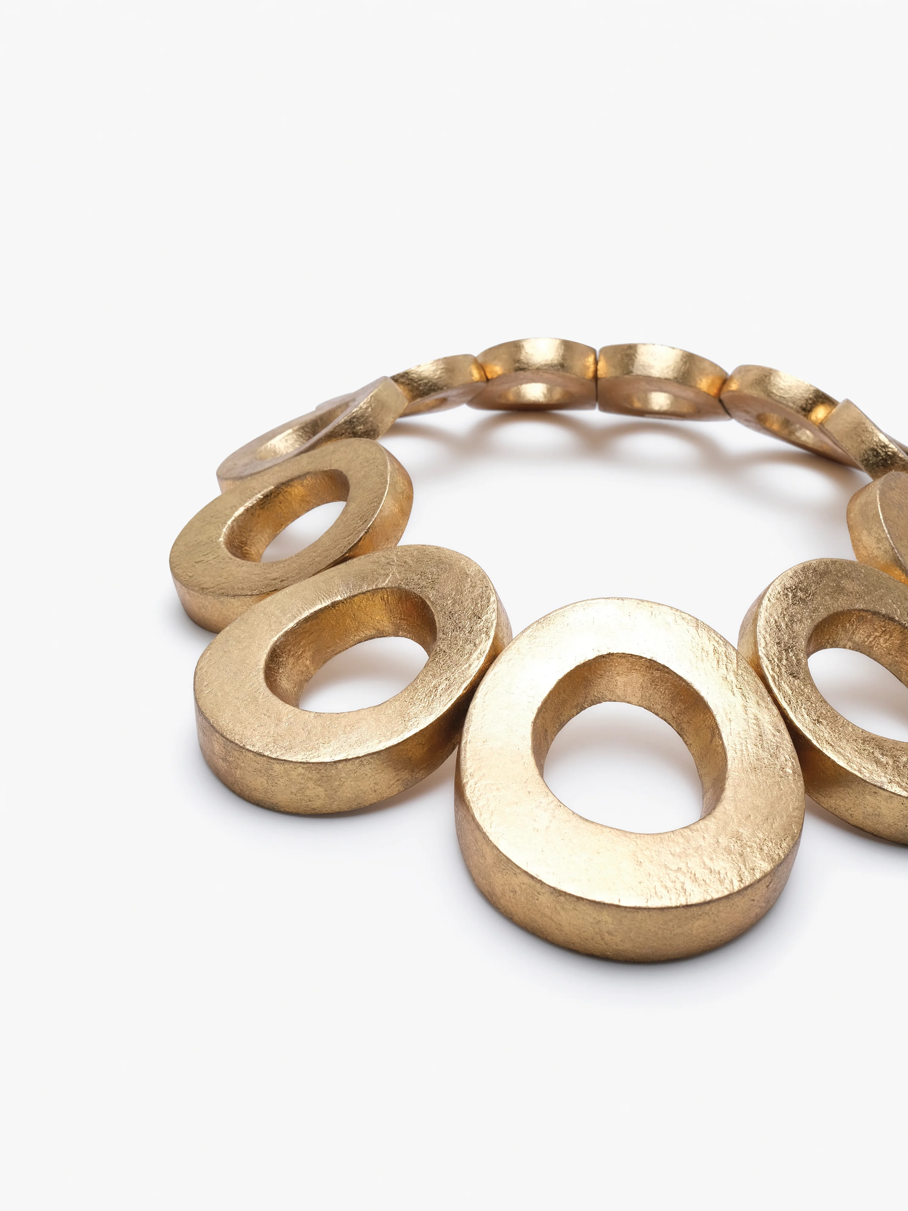 Eira necklace: acacia, goldfoil - Image 3