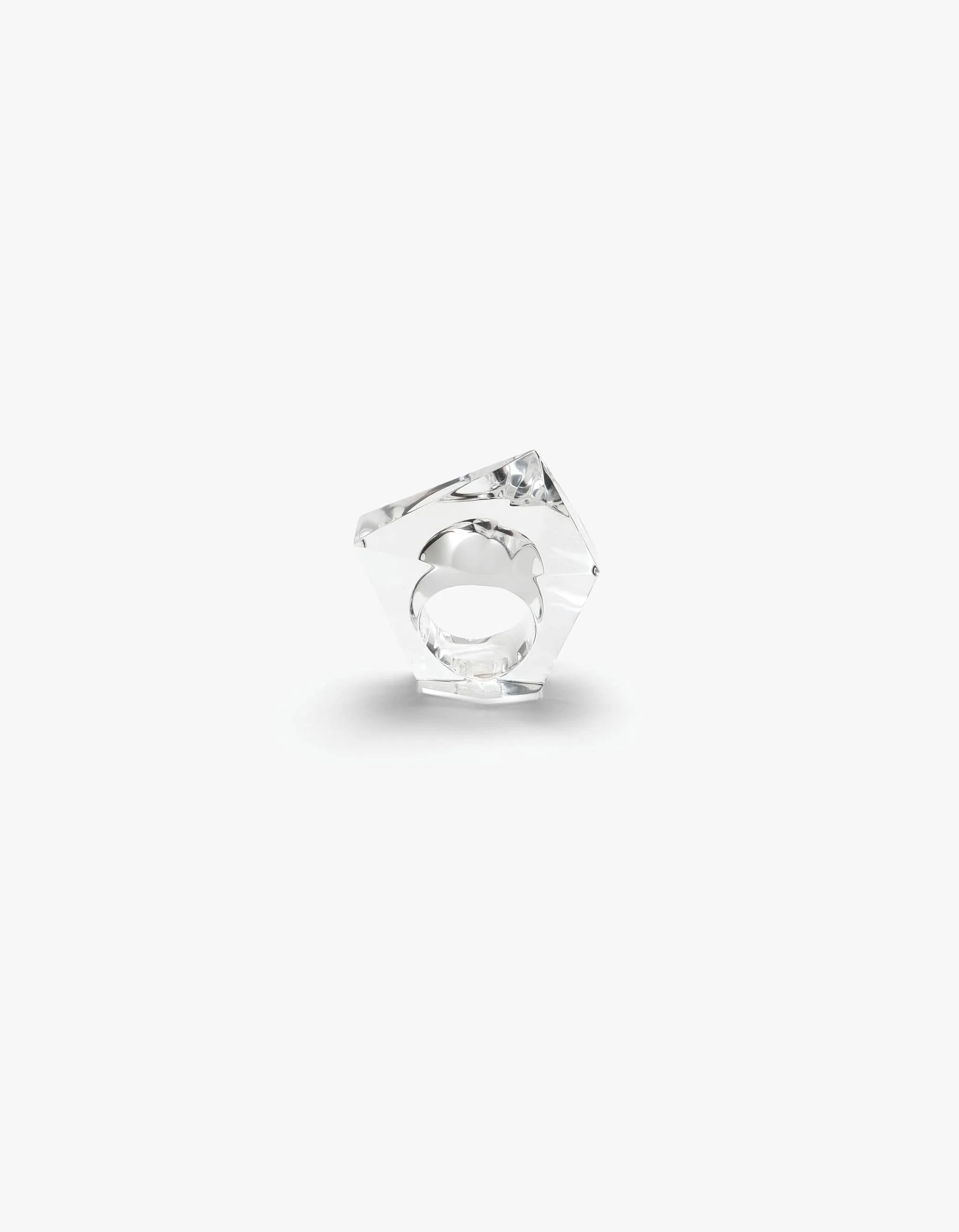 Florus ring: greencast acrylic - Image 4