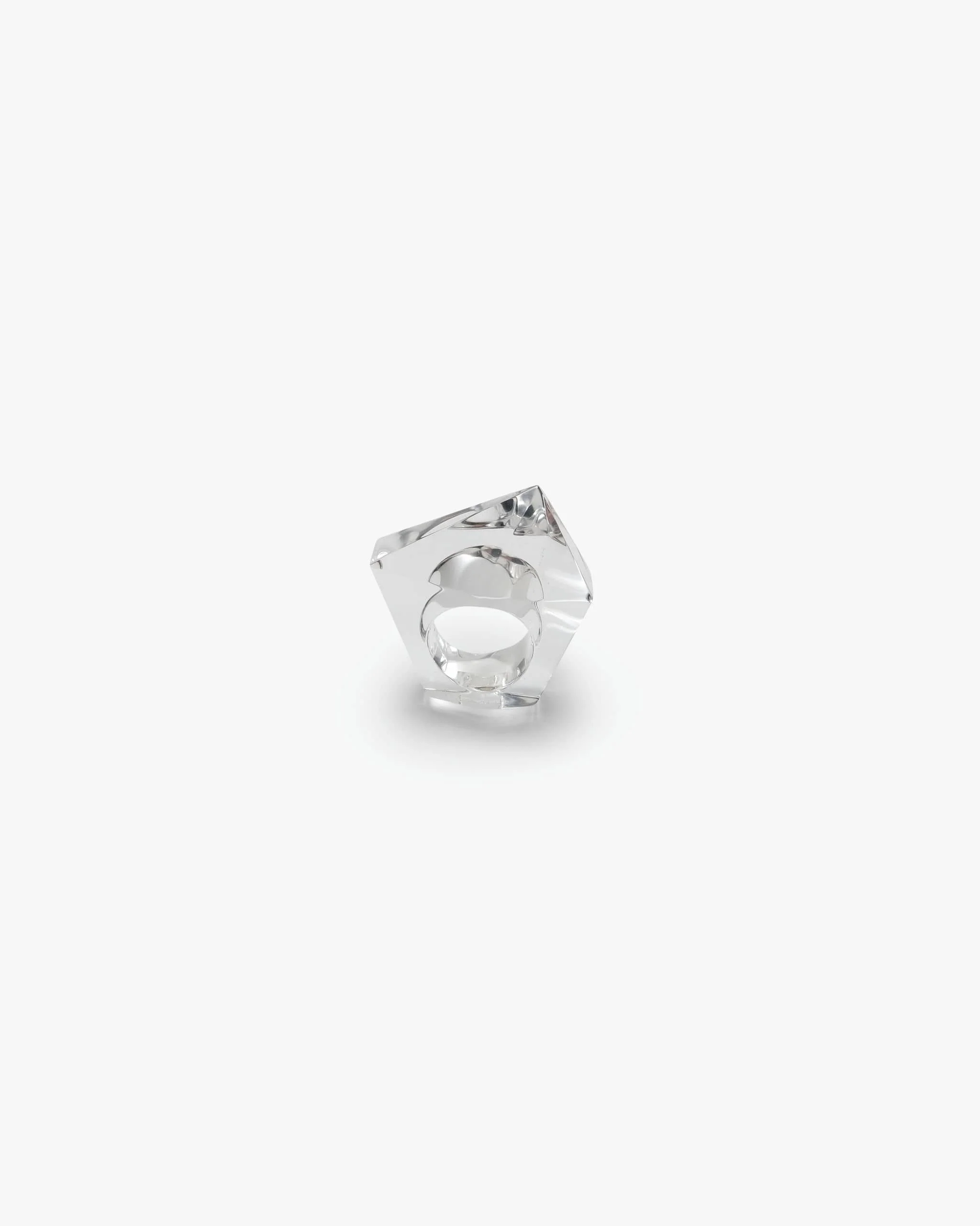 Florus ring: greencast acrylic - Image 5