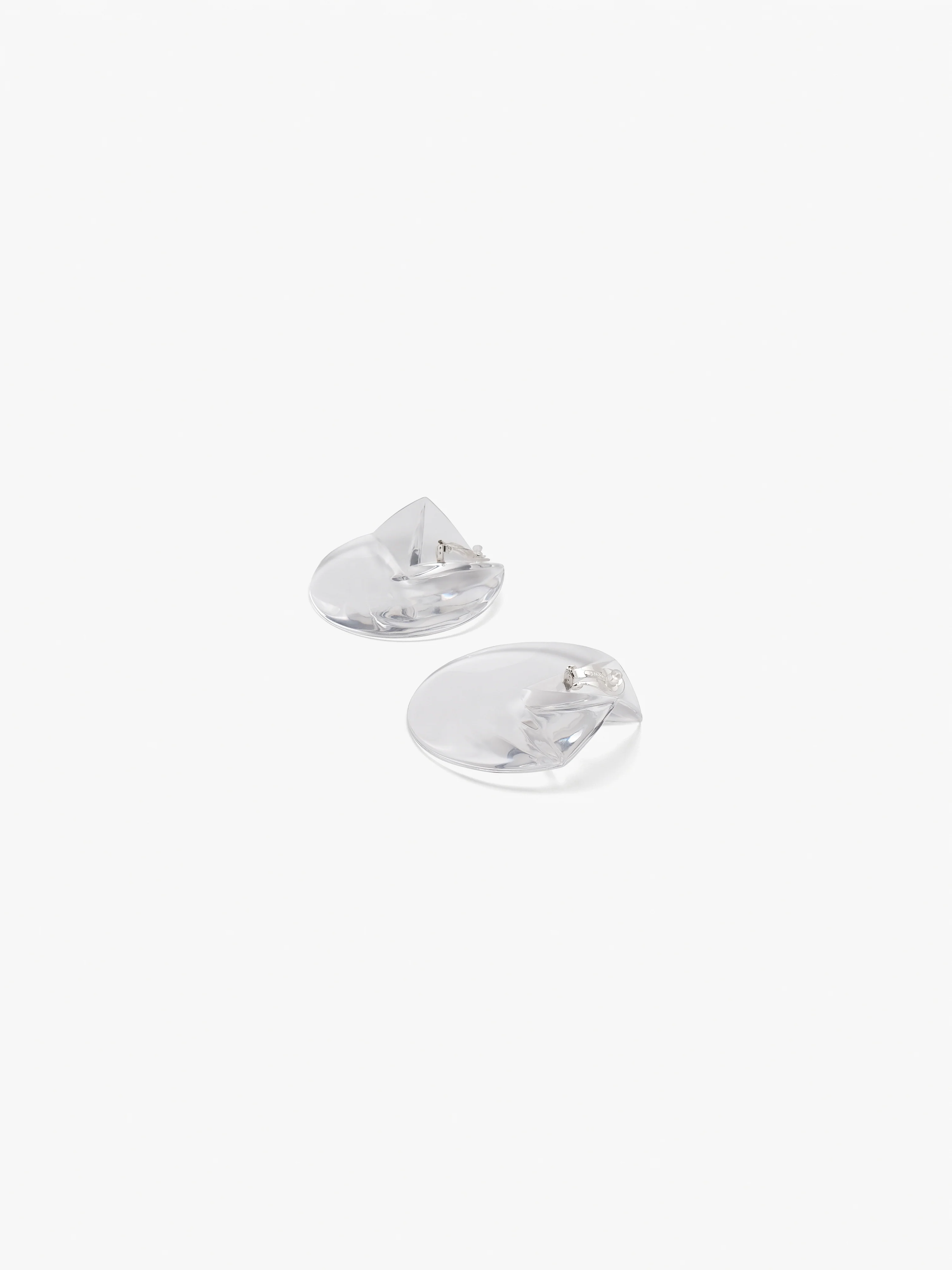 Nomi earrings: transparent greencast - Image 3