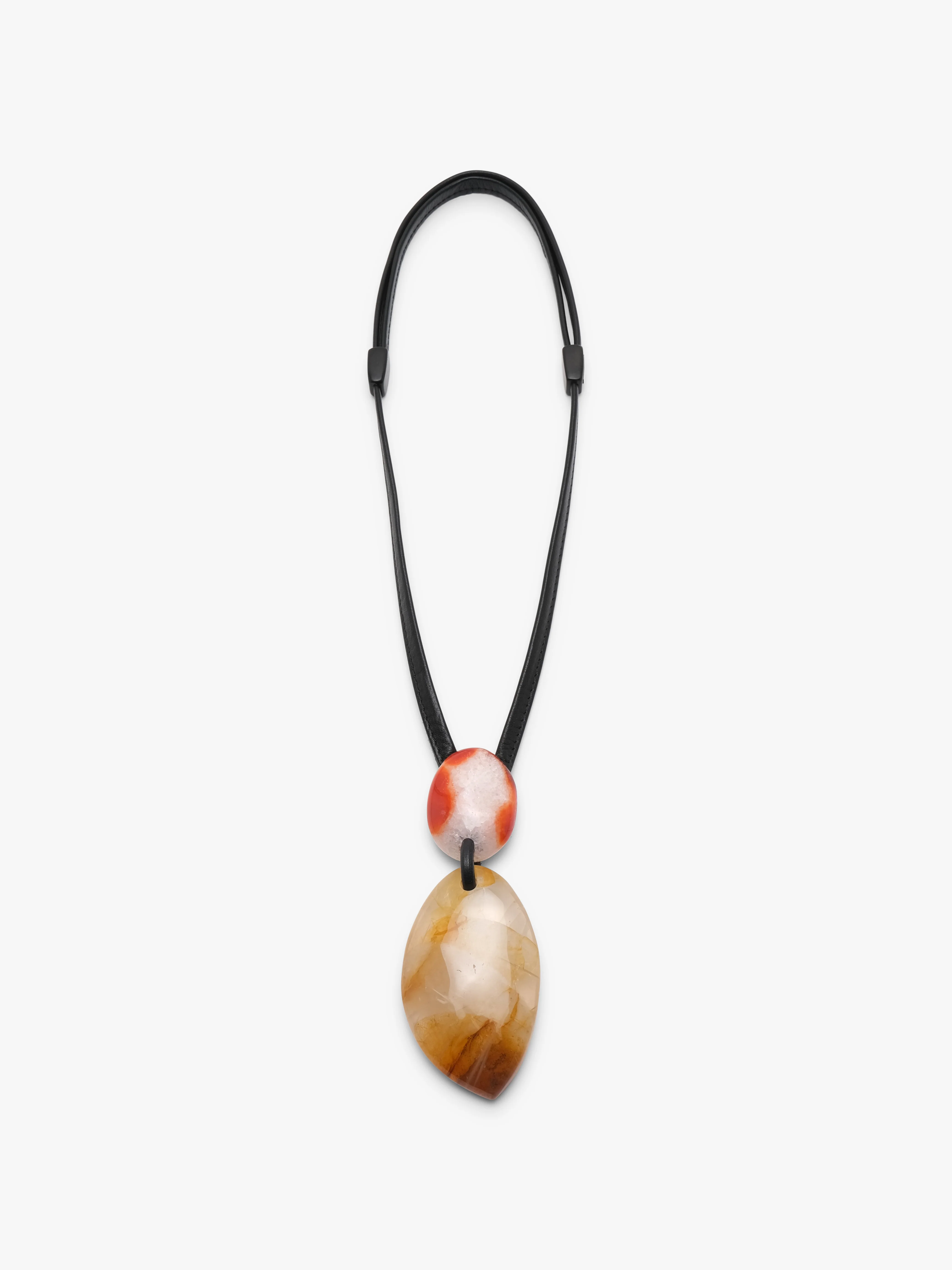 Pendant: agate, hematoid quartz - Image 5