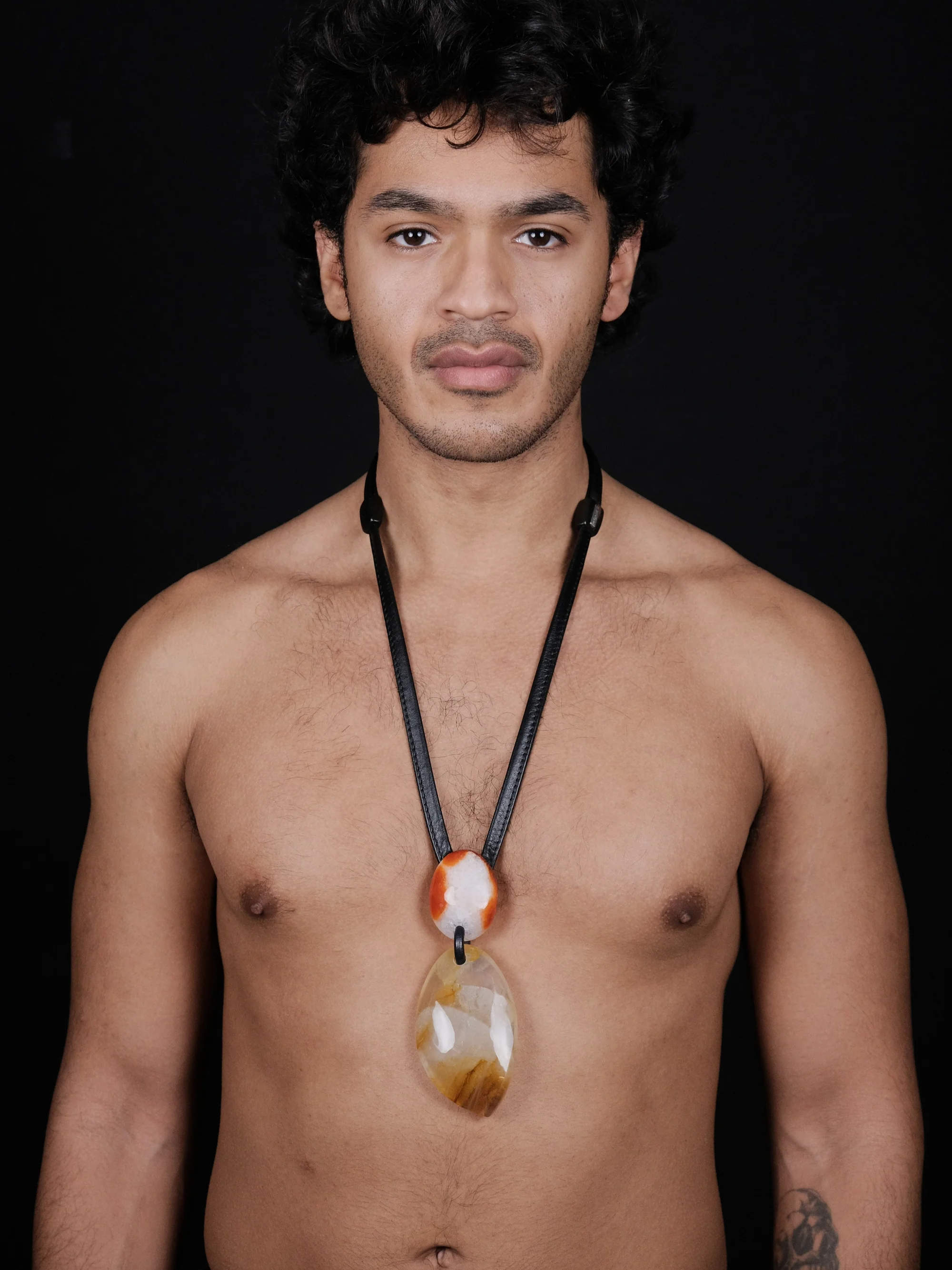 Pendant: agate, hematoid quartz - Image 7