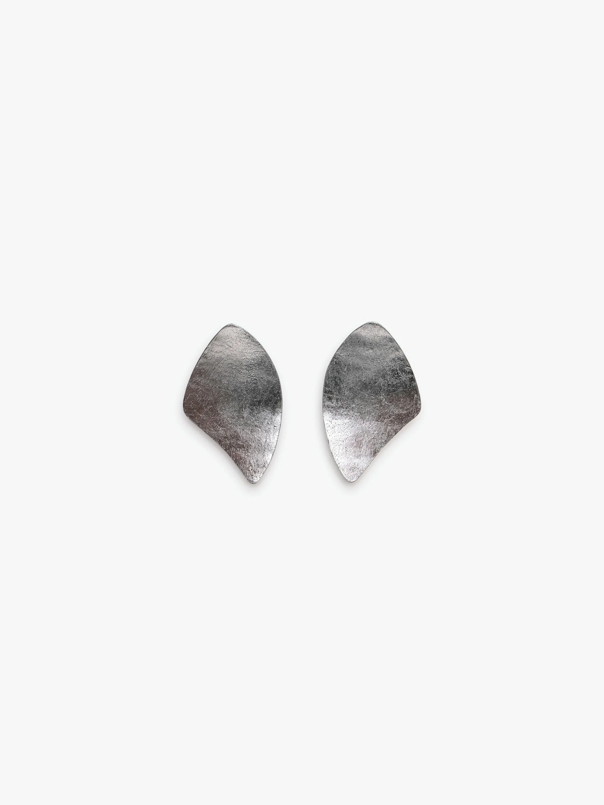 Riva earrings: acacia, silverfoil - Image 4