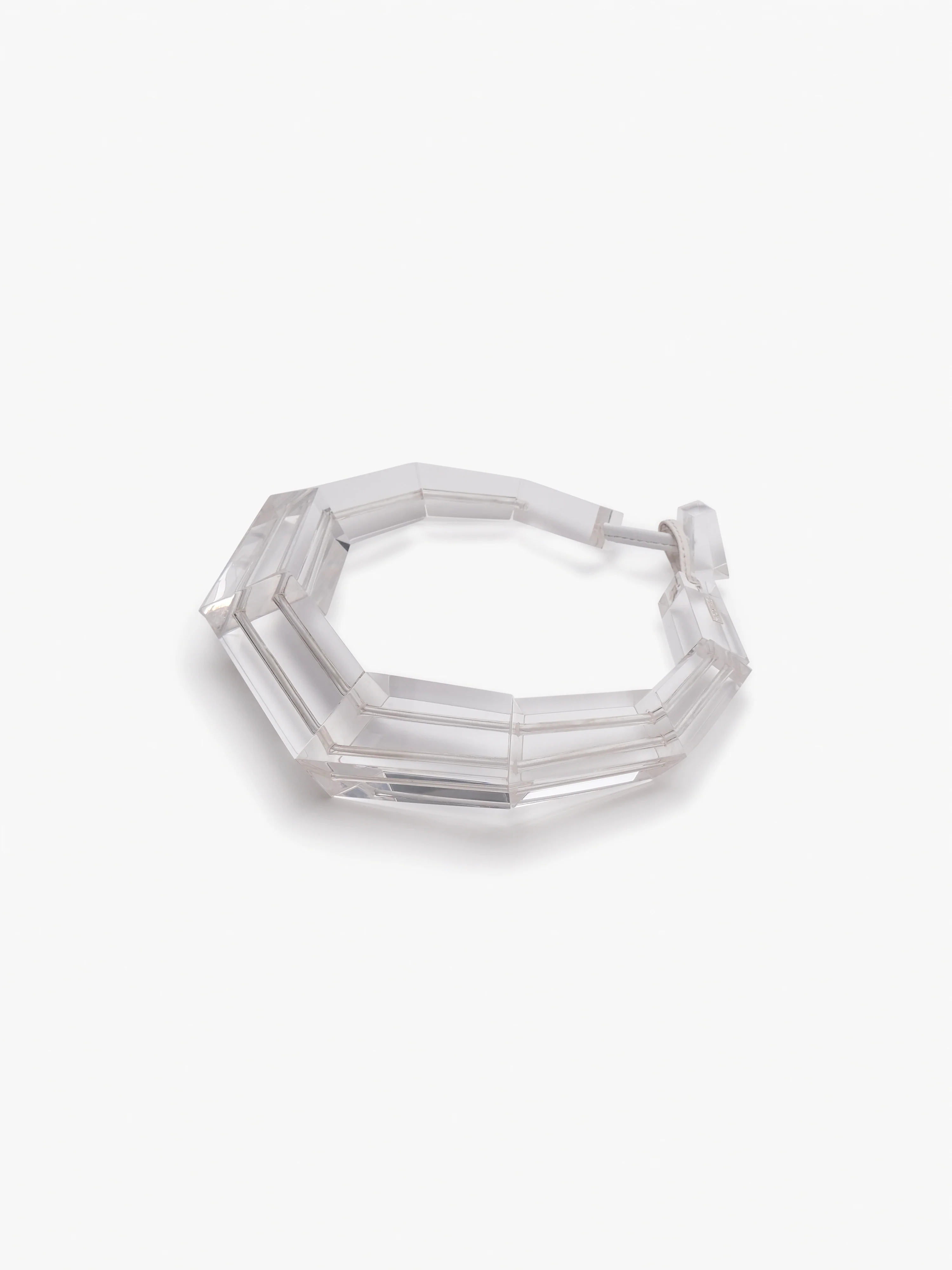 Tempest necklace: clear greencast - Image 3