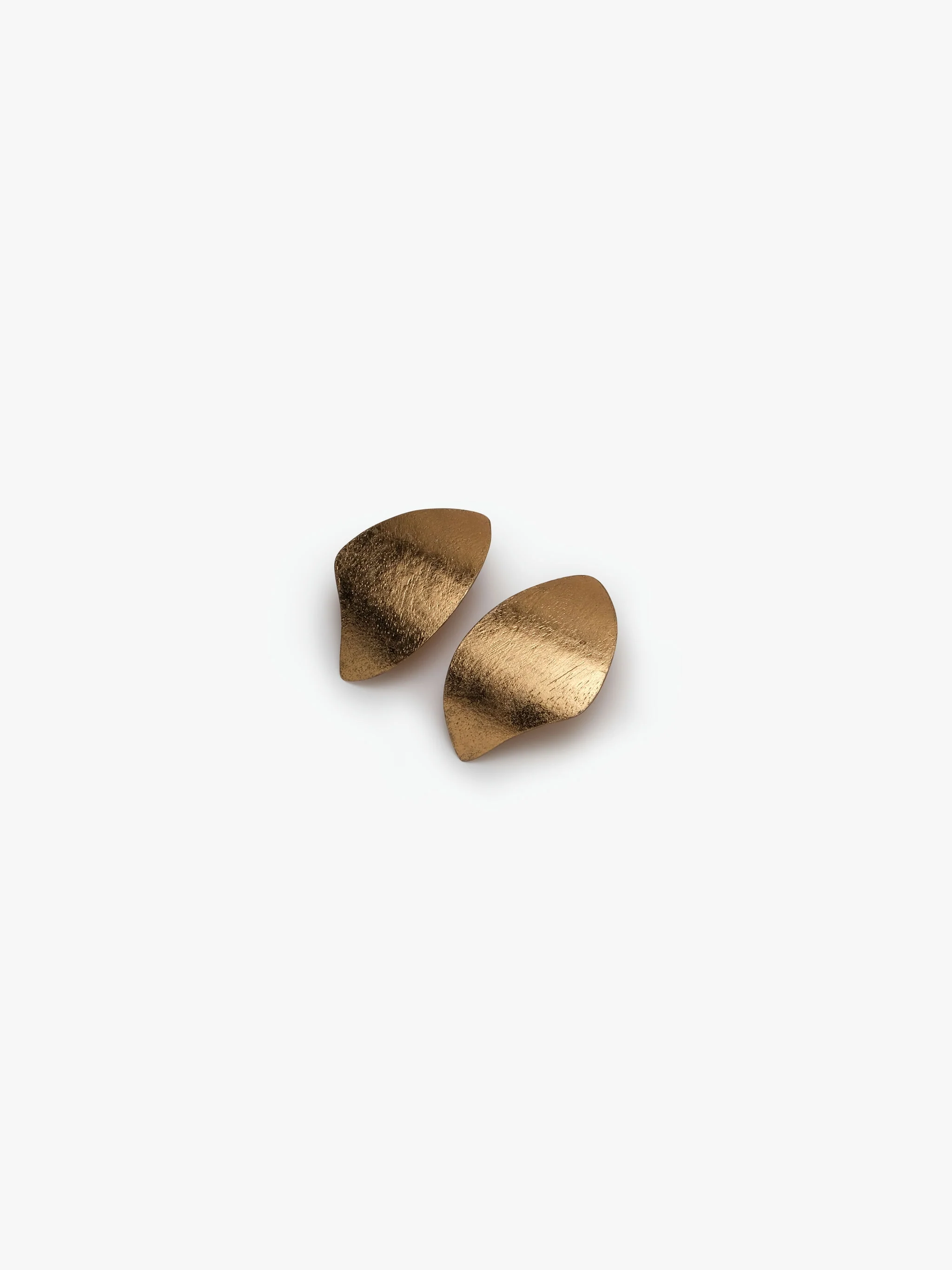 Lora earrings: acacia, goldfoil - Image 5